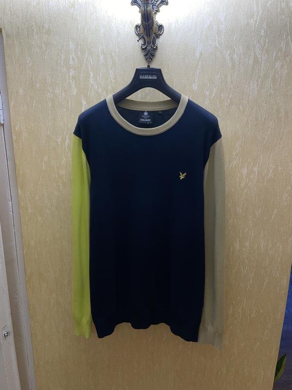 Herren Lyle & Scott Pullover Marineblau 42 / XL /