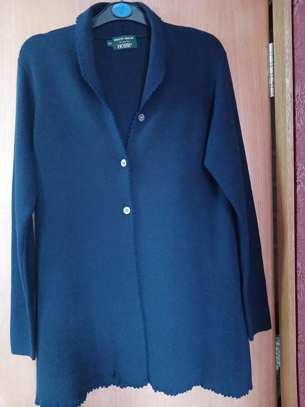 Women Hobbs Sweater Navy Wool 36 / S / 44