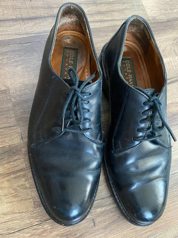 Men Cole Haan Heels Black Leather 43