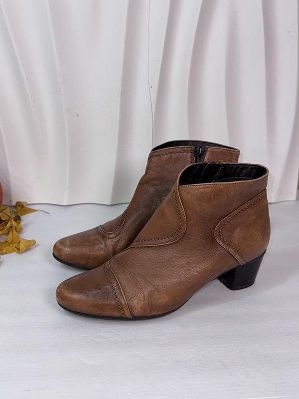 Женские 5th Avenue Сапоги Коричневый Кожа 40