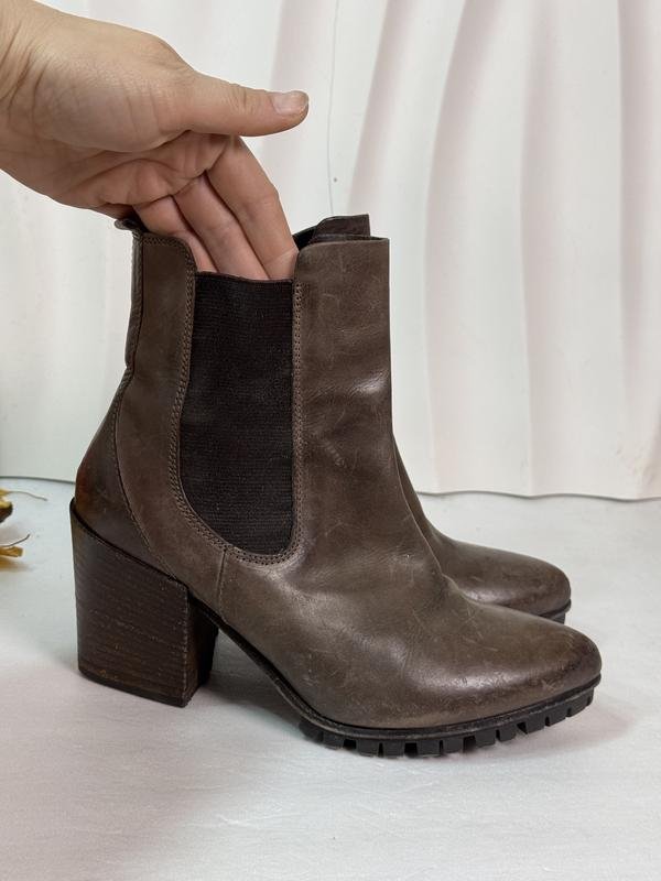 Женские VIC Сапоги Коричневый Кожа 36