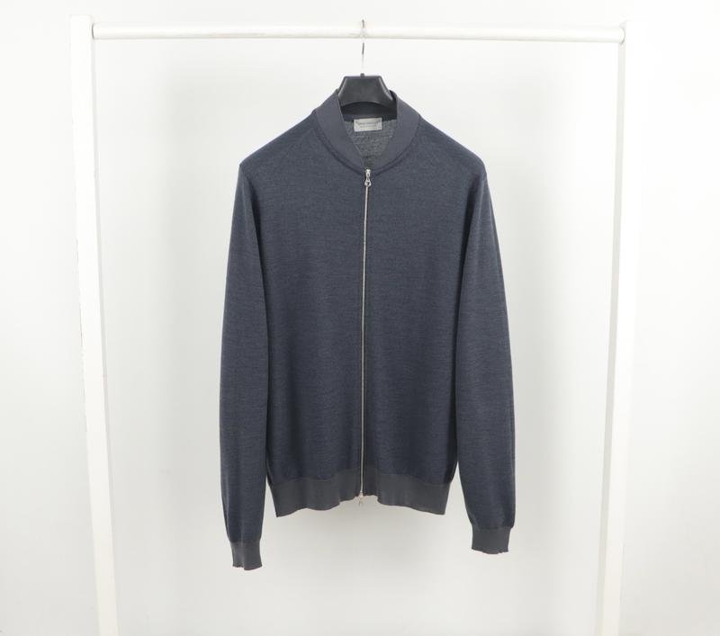 Мужская John Smedley Свитер Серый Шерсть 42 / XL /