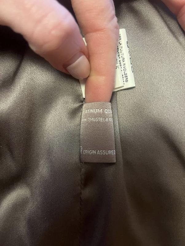 Women Brioni Vest Grey Fur 36 / S / 44