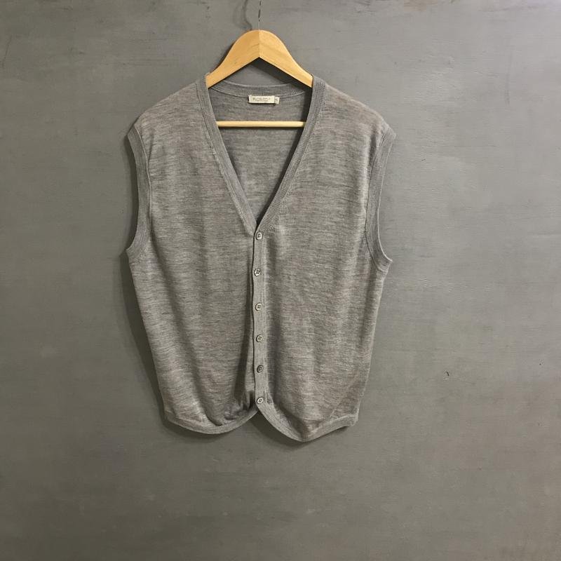 Men Suitsupply Vest Grey Wool 40 /L / 48
