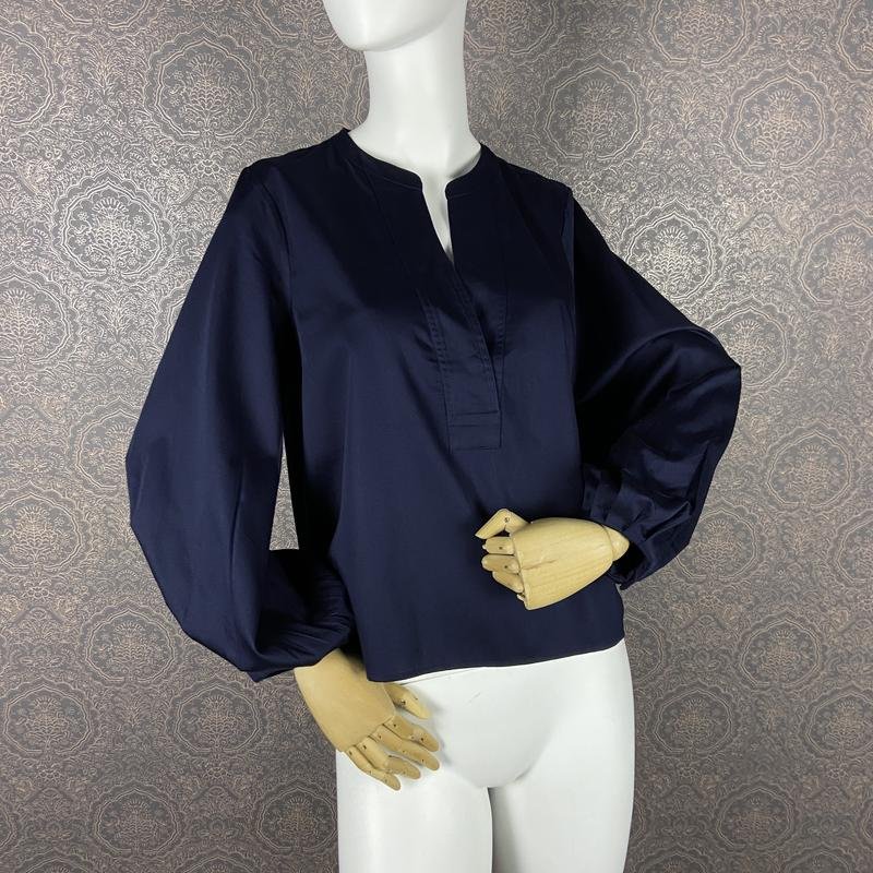 Женская Madewell Рубашка Тёмно-синий Хлопок 38 / M