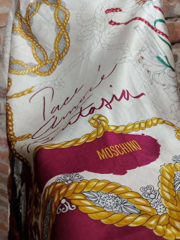Femme Moschino Écharpe Multicolore Soie