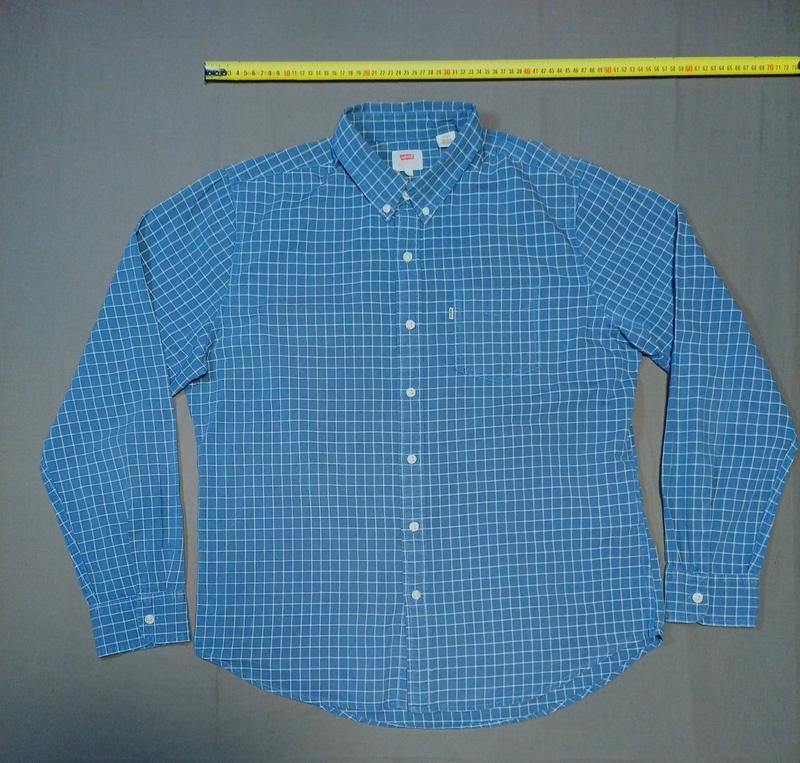 Мужской Levi's Рубашка Белая Хлопок 42 / XL / 50