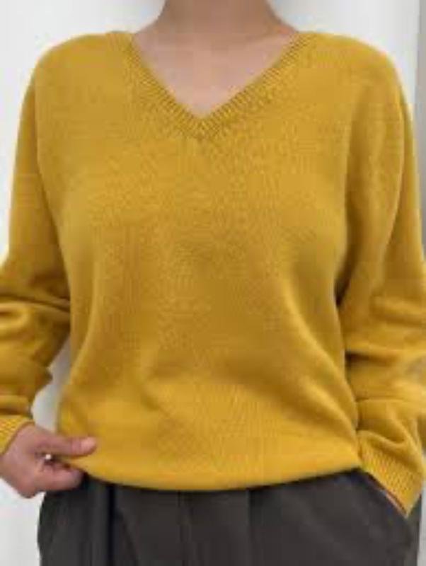 Women Paul Kehl Sweater Mustard Cashmere 38 / M /