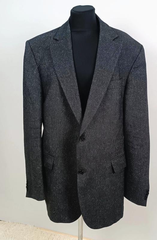 Мужской Carl Gross Пиджак Серый Текстиль 50 / 5XL