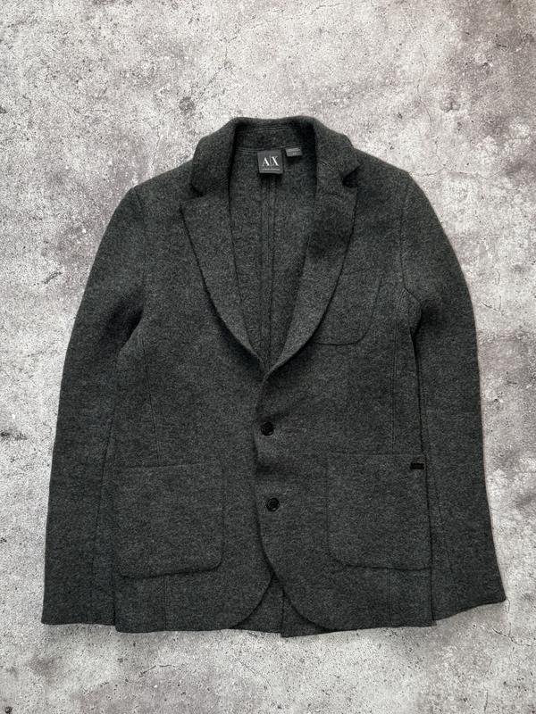 Женское Armani Exchange Пальто Серый Шерсть 36 / S