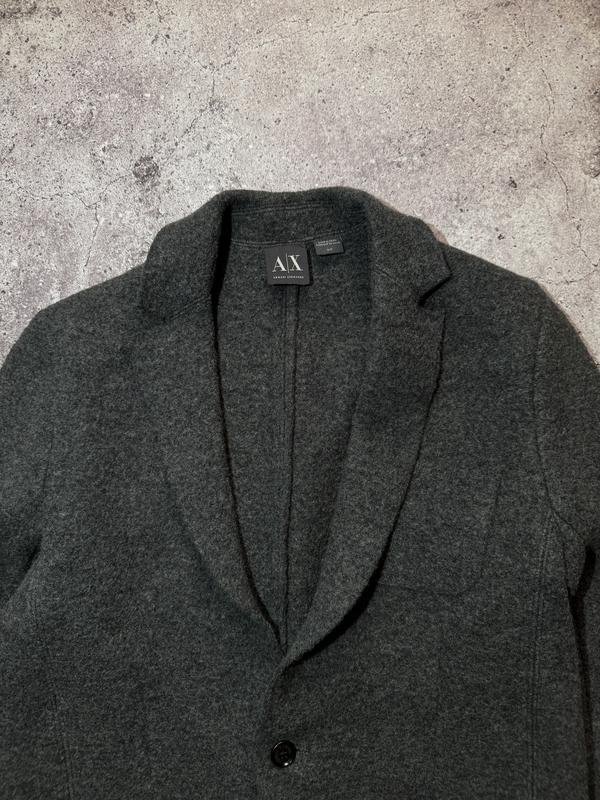 Женское Armani Exchange Пальто Серый Шерсть 36 / S
