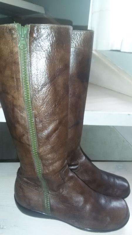 Женские Wonders Сапоги Коричневые Кожа 39.5