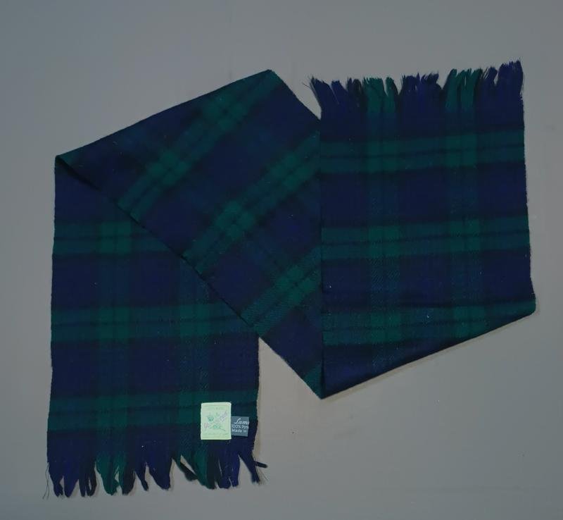 Homme Yarrowvale Écharpe Verte Laine