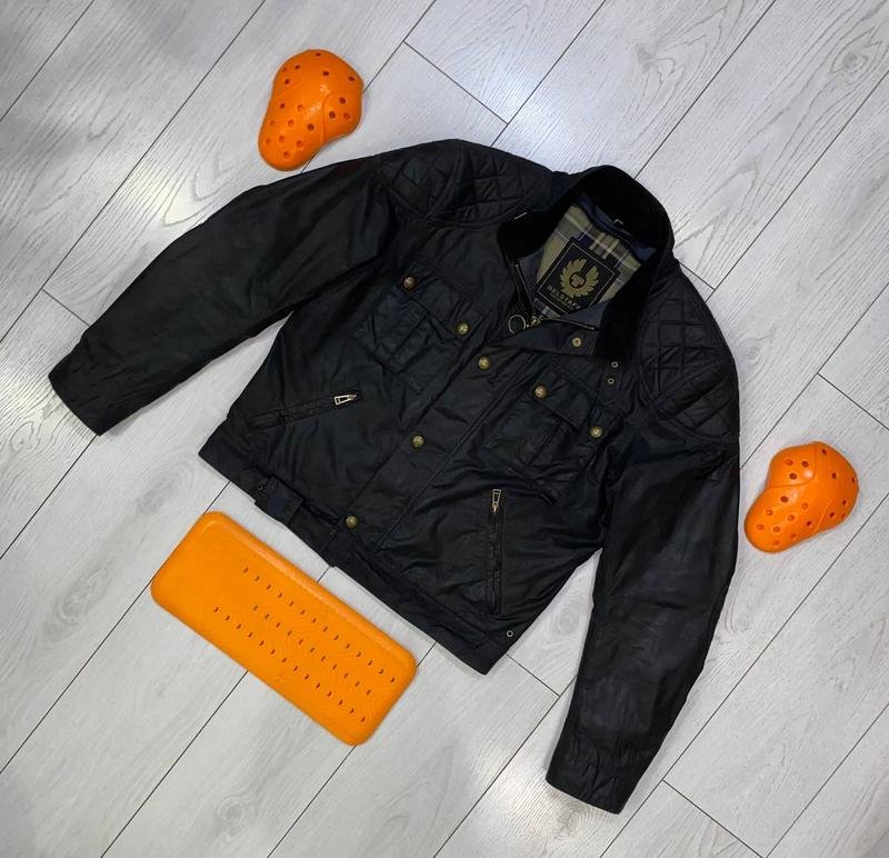 Men Belstaff Motorcycle Jacket Black 44 / XXL / 52