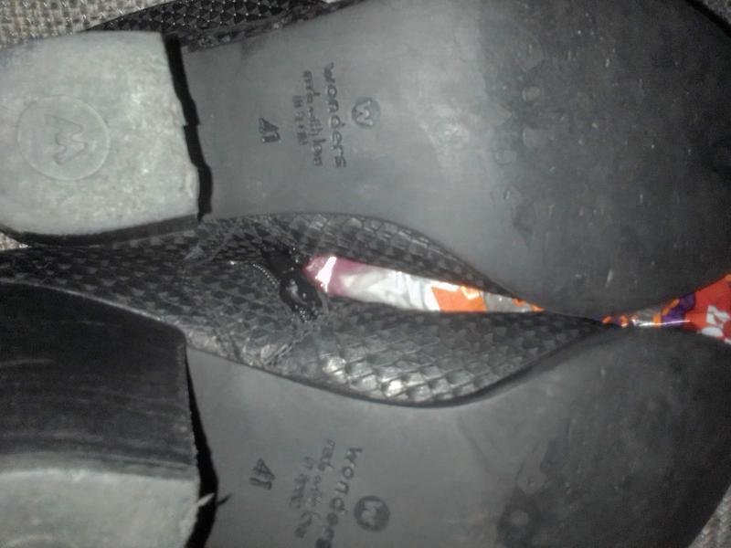 Женские Wonders Ботильоны Чёрные Кожа 40