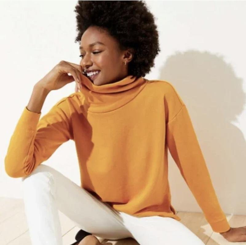 Femme Gran Sasso Pull Orange Viscose 38 / M / 46