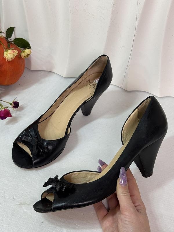 Женские MAX Босоножки Чёрные Кожа 40