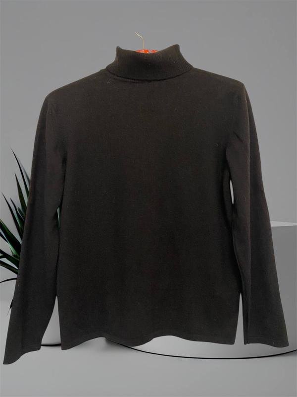 Femme Gran Sasso Pull Noir Laine 38 / M / 46