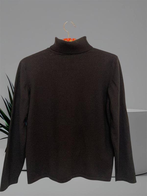 Femme Gran Sasso Pull Noir Laine 38 / M / 46