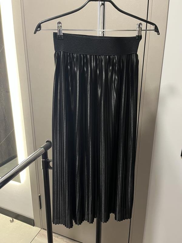 Женская Piazza Italia Юбка Чёрный Полиэстер 38 / M