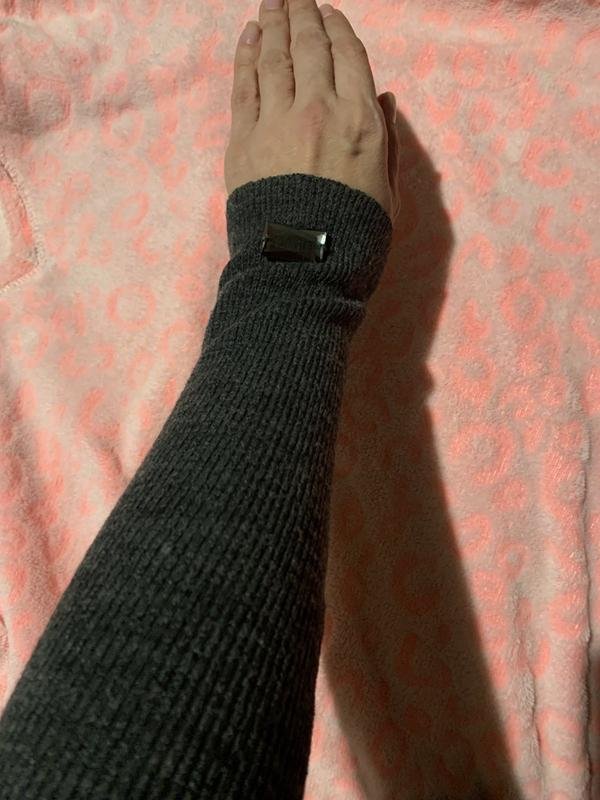 Damen Liu Jo Armschoner Grau Wolle M