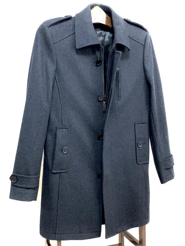 Men Baldessarini Coat Black Viscose M