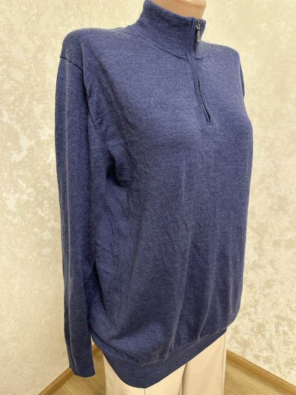 Femme Charles Tyrwhitt Col Roulé Bleu Marine Laine