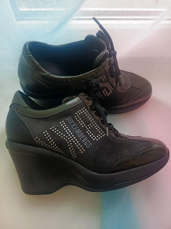 Женские Bikkembergs Кроссовки на танкетке Чёрный