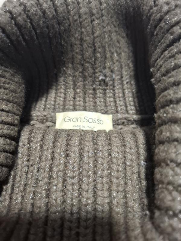 Femme Gran Sasso Pull Marron Cachemire M