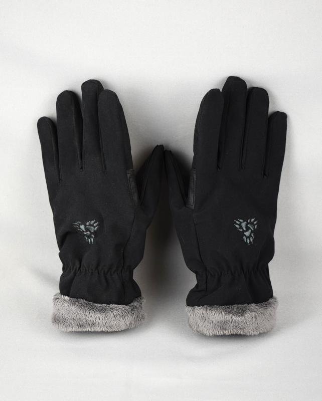Unisex Jack Wolfskin Handschuhe Schwarz Polyester