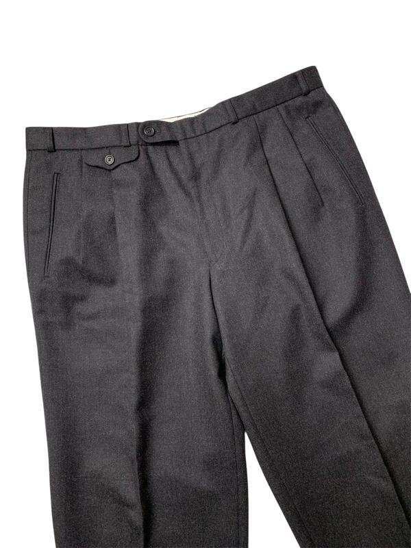 Uomo Brax Pantaloni Grigio Lana 34 / L / 50
