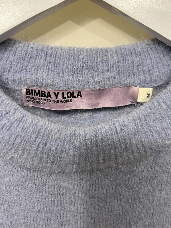 Femme Bimba y lola Pull Bleu Mohair 38 / M / 46