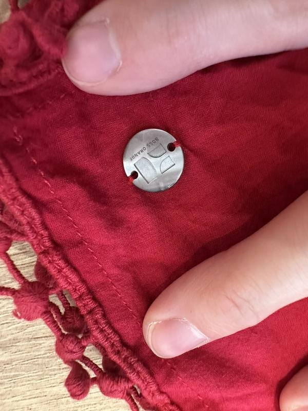 Women BOSS Orange Scarf Red