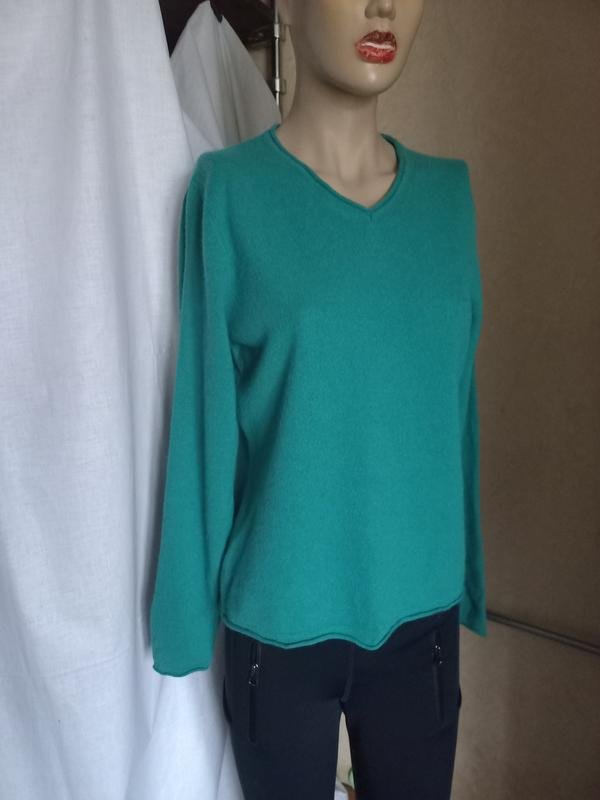 Femme Emilio Parker Pull Turquoise Cachemire 40 /