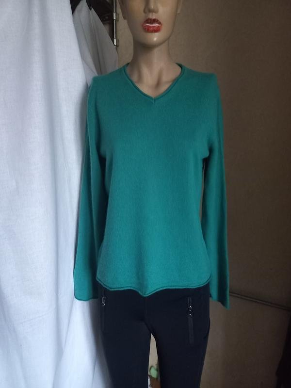Femme Emilio Parker Pull Turquoise Cachemire 40 /