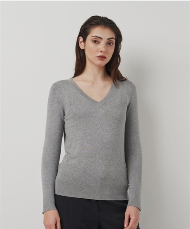 Women Dune Sweater Grey Cashmere 38 / M / 46
