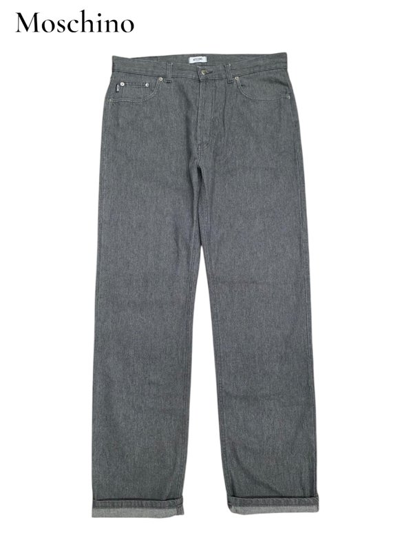 Men Moschino Jeans Jeans Grey Denim 36 / XL / 50