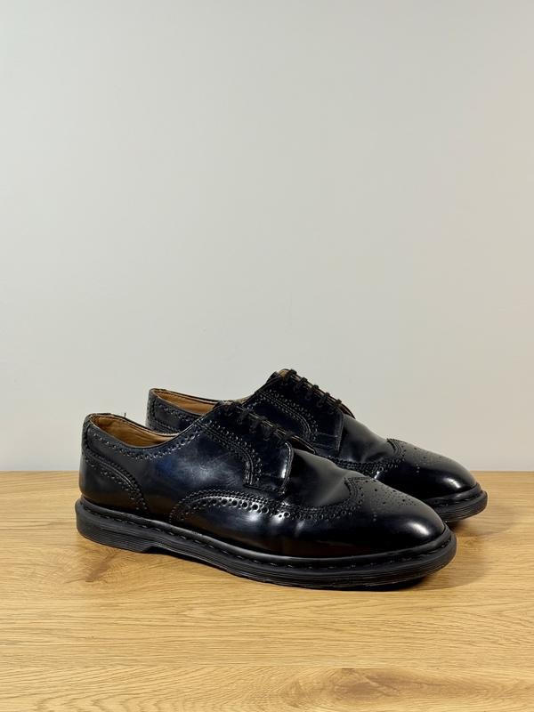 Uomo Dr. Martens Scarpe Nere Pelle 44