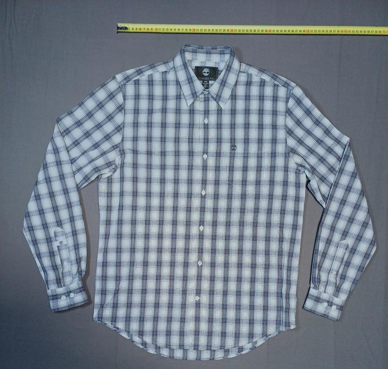 Herren Timberland Hemd Grau Baumwolle 38 / M / 46