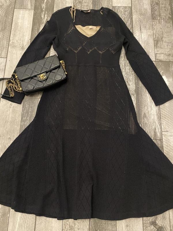 Women Twin-Set Dress Black Viscose 36 / S / 44