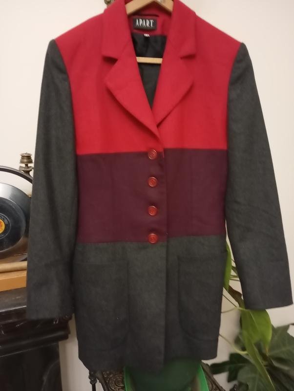 Donna Apart Blazer Grigio Lana 38 / M / 46