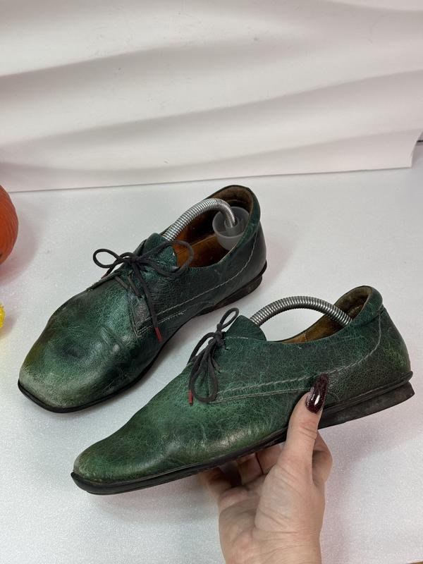 Женские Think! Туфли Зелёные Кожа 38