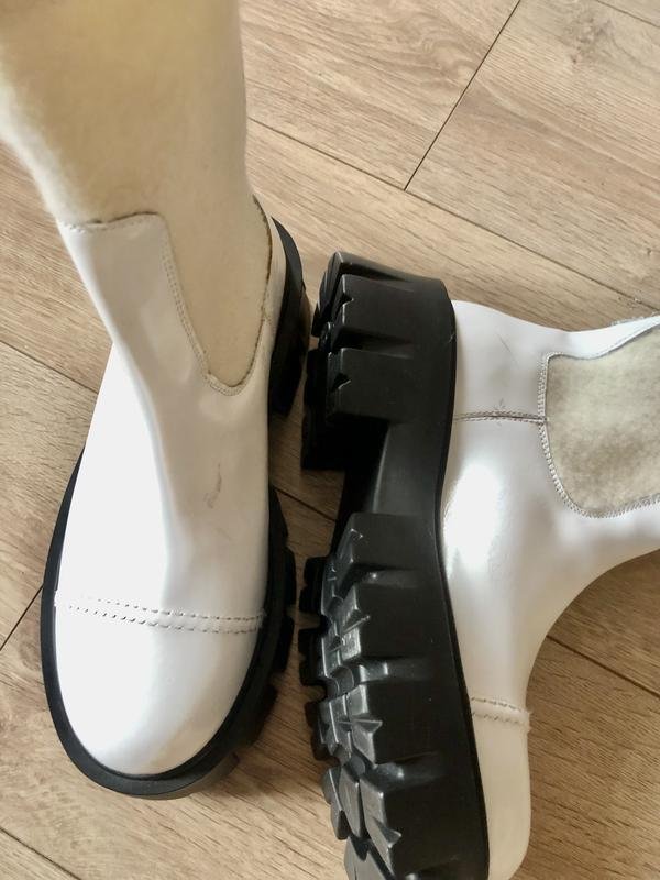 Женские Kenneth Cole Сапоги Белые Кожа 37
