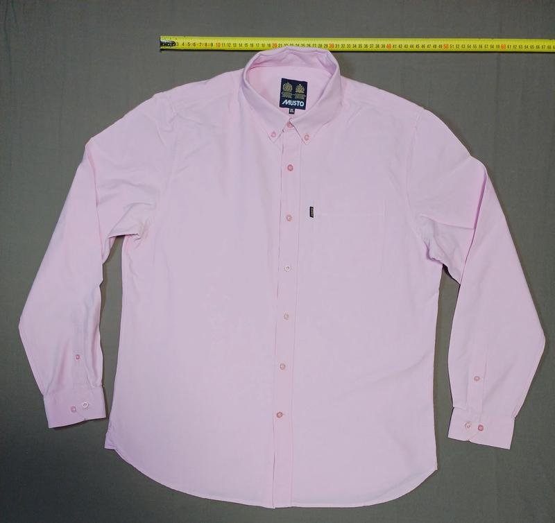 Herren Musto Hemd Rosa Baumwolle 42 / XL / 50