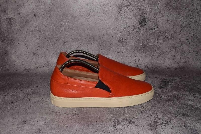 Homme Paul Smith Mocassins Rouge Cuir 43