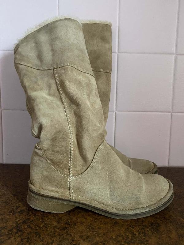 Женские Carvela Сапоги Бежевые Замша 37