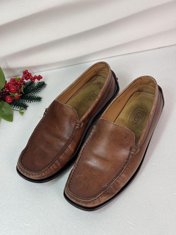 Мужские Tod's Мокасины Коричневый Кожа 41