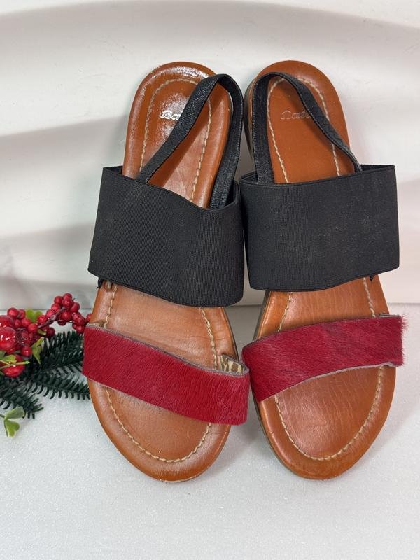 Femme Bata Sandales Noir Textile 37.5