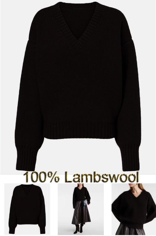 Donna Luciano Maglione Nero Lana 44 / XXL / 52