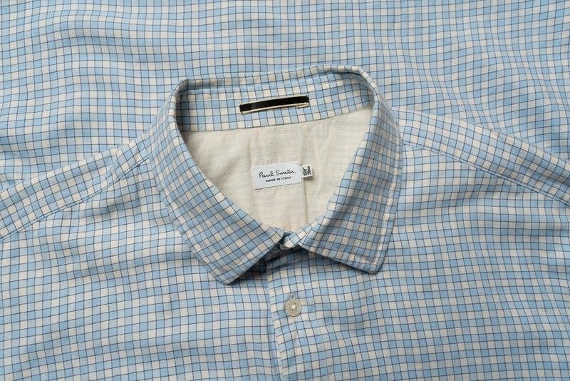 Мужской Paul Smith Рубашка Тёмно-синий Хлопок 38 /